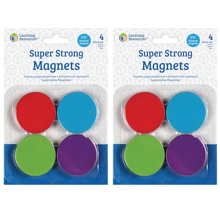 Learning Resources Super Strong Magnets, 8PK 2689